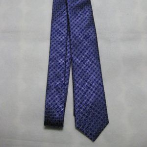 TED BAKER Heavy Silk Geometric Neck Tie